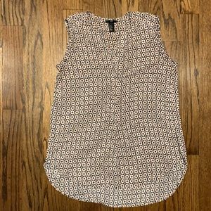 H&M Tunic Length V-Neck Blouse - Sz 12